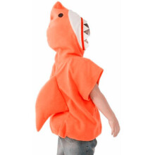 (Orange,80-115cm)Déguisement Cosplay Enfant Requin 4 Couleurs Halloween Scène Jeu de Rôle Costume