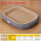 (Khaki, 45x35cm) Dog Pet Extra Bed With Elevated Sides And Thick Insulation Comfortable Rest For 1