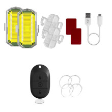 Wireless LED Drone Strobe Light for Motorcycle Car Bike 2.4G Remote Control Flash Warning Light Signal Light 2 Light