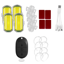 Wireless LED Drone Strobe Light for Motorcycle Car Bike 2.4G Remote Control Flash Warning Light Signal Light 4 Light