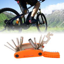 20-in-1 Multitool per bici, arancione, strumento portatile per riparazioni