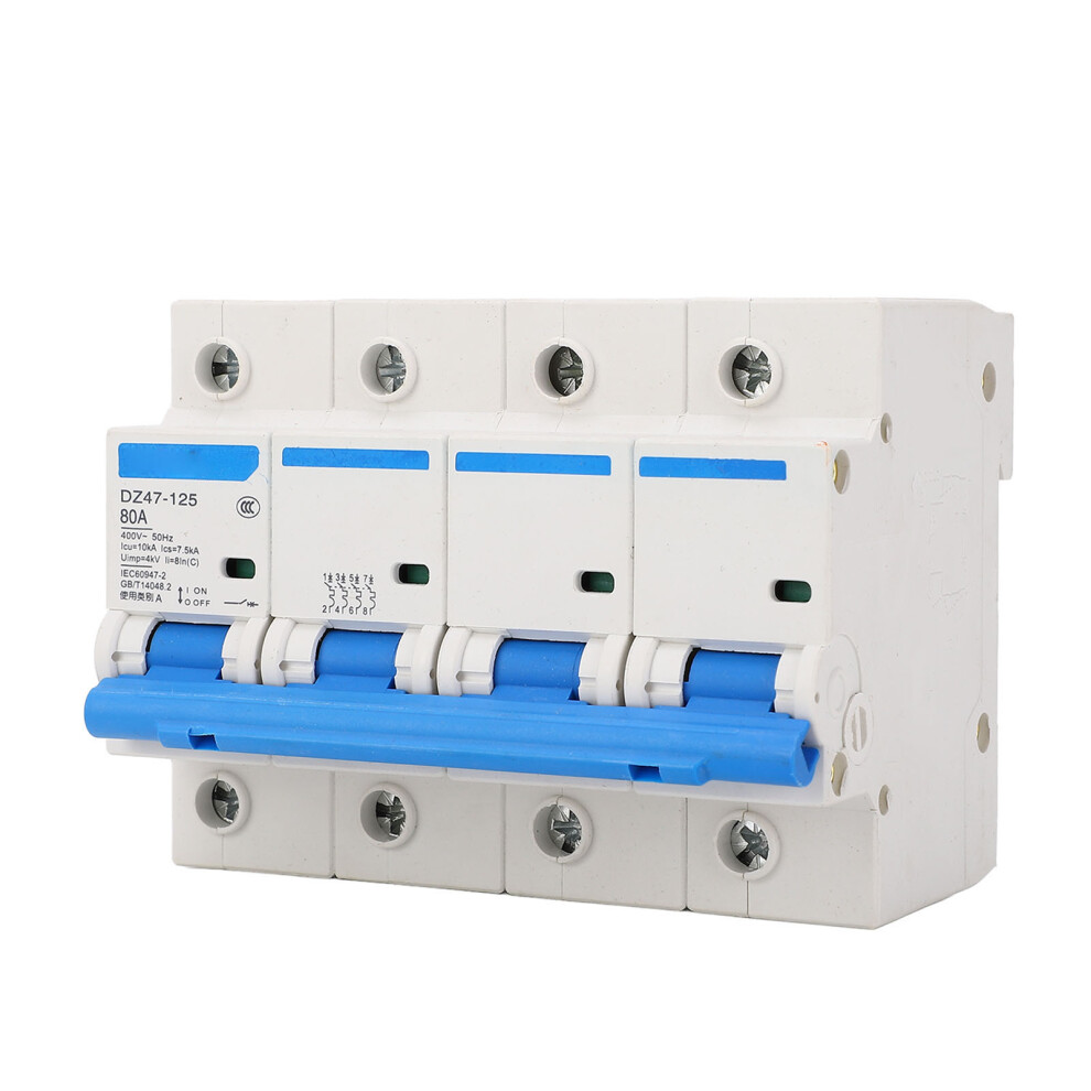 Circuit Breaker4pole Pc Flame Retardant Miniature Circuit Breaker Voltage And Disconnecting Ability Disconnecting Switch Electrical Safety Easy 9489952182896