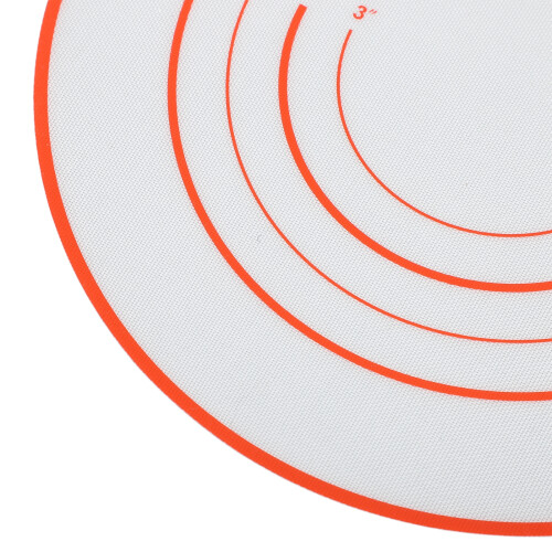 2pcs Silicone Bread Sling Baking Mat Heat Resistant Reusable Red 2