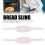 2pcs Silicone Bread Sling Baking Mat Heat Resistant Reusable Red 7