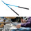 Blue Aluminum Alloy 5A Drum Sticks, Non-Slip Handle, Solid PowerBoost 1