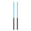 Blue Aluminum Alloy 5A Drum Sticks, Non-Slip Handle, Solid PowerBoost 3
