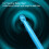 Blue Aluminum Alloy 5A Drum Sticks, Non-Slip Handle, Solid PowerBoost 4