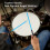 Blue Aluminum Alloy 5A Drum Sticks, Non-Slip Handle, Solid PowerBoost 5