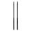 1 Pair 5A Aluminum Alloy Drum Sticks Solid Non-Slip Handle Black 3