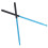Blue Aluminum Alloy 5A Drum Sticks, Non-Slip Handle, Solid PowerBoost 13
