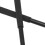 1 Pair 5A Aluminum Alloy Drum Sticks Solid Non-Slip Handle Black 11