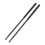 1 Pair 5A Aluminum Alloy Drum Sticks Solid Non-Slip Handle Black 12