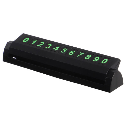 Multi PVC Car Dashboard Parking Card Temporary Phone