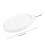 White Embossed Round Ceiling Medallion Cover for Pendant Light 2