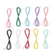 10Pcs Braided DIY Necklace Hanging Rope in Mixed Colors for Crafting