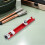 Precision Aluminum Circular Saw Guide with Adjustable Base Red 6