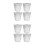 8Pcs Aluminum Bbq Drip Bucket Liners Silver Disposable Grease Liners 9