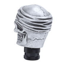 Resin Skull Shift Knob with 3 Adapters for 4-6 Speed Manual & Auto Vehicles