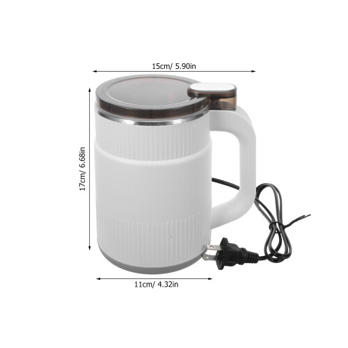 Home Use Grain Mill Grinder White Plastic Stainless Steel Compact 1