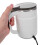 Home Use Grain Mill Grinder White Plastic Stainless Steel Compact 4