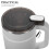 Home Use Grain Mill Grinder White Plastic Stainless Steel Compact 8