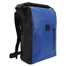 Waterproof 25L PVC Backpack Blue Outdoor Hiking Camping Travel Bag