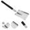 Silver Fireplace Multipurpose Ash and Garden Scoop 10