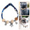 Collier Chat Coton Bois Avec Cloche Ajustable 10