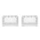 2Pièces Cache-Prises Plastique Étanche Multi Usage Pour Intérieur 5