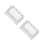 2Pièces Cache-Prises Plastique Étanche Multi Usage Pour Intérieur 6