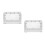 2Pièces Cache-Prises Plastique Étanche Multi Usage Pour Intérieur 8