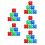 30Pcs Rubber Reaction Training Balls for Agility & Reflex 2