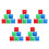 30Pcs Rubber Reaction Training Balls for Agility & Reflex 3