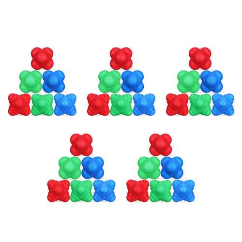 30Pcs Rubber Reaction Training Balls for Agility & Reflex 2