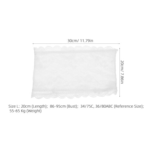 Bandeau Tube Top Élastique Padding Pour Été 2