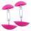 2Paires Ajusteurs Chaussures Rose ABS Portable Pour 2