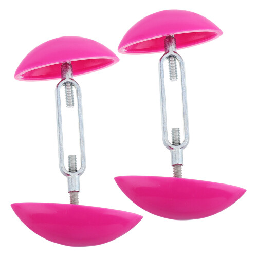 2Paires Ajusteurs Chaussures Rose ABS Portable Pour 1
