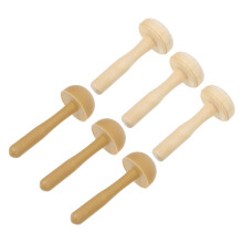 6Stk Holz Pilzroller Künstler Druckwerkzeug Bunt Für Kreative Projekte