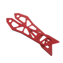 1Pair Aluminum Motorcycle Windshield Support Bracket Red Durable