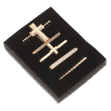 5Pcs Metal Watch Strap Rings Golden Decorative Charms for Watchbands