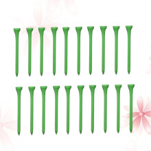 100Pcs Durable Green Wood Golf Tees Outdoor Protective Simple Tees