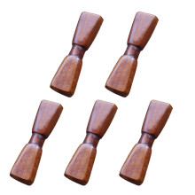 5Pcs Coffee Wood Chopsticks Rest Stylish Portable Tableware Supplies