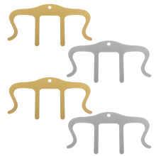 4Pcs Alloy Music Holder Clips Assorted Color for Student Music Pages