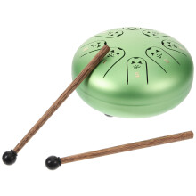 2Sets Educational Steel Tongue Drum Set with Wood Mallets for Children