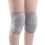 1Pair Grey Nylon Sponge Knee Support with Adjustable Strap for Sports 1