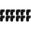 12Pcs Black Silicone Clarinet Rest Cushion Soft Thumb Support 6