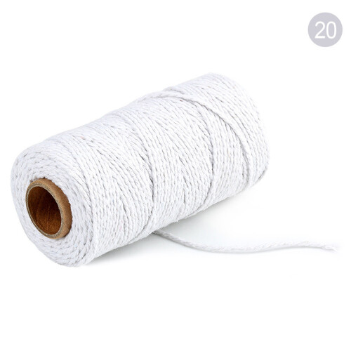 4 Roll Thick Macrame Supplies Colored Cotton Rope 2