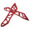 1Pair Durable Aluminum Windshield Bracket for Motorcycle Red Color 10