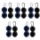 10Pcs Portable Golf Ball Protector Silicone Elastic Golf Ball Bag 4