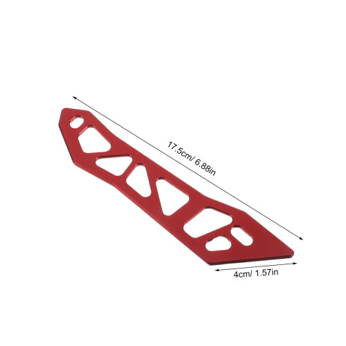 1Pair Aluminum Motorcycle Windshield Support Bracket Red Durable 1